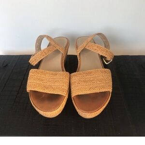 Stuart Weitzman Barbados Raffia Platform Sandal